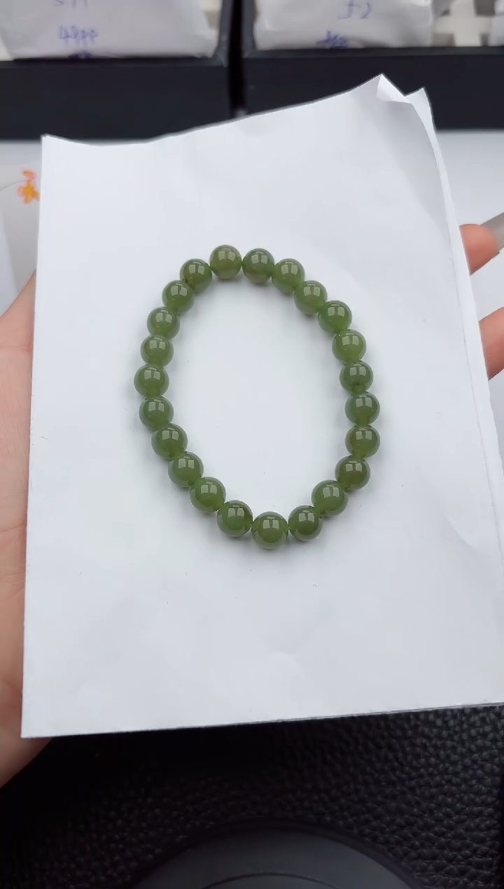 【闪购商品】和田玉手串未镶嵌222嗨购微色差T1