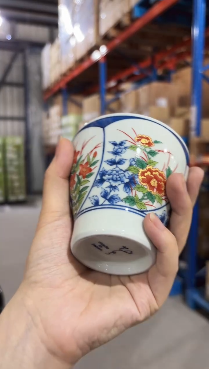 瓷(A)錦間取花 カップ(A)錦間取花 カップ