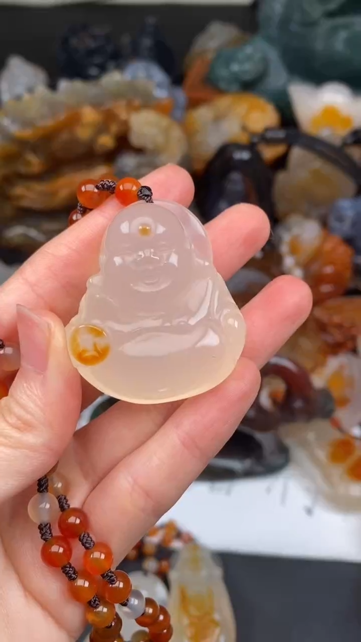 未镶嵌颈饰玛瑙/玉髓火*人AA