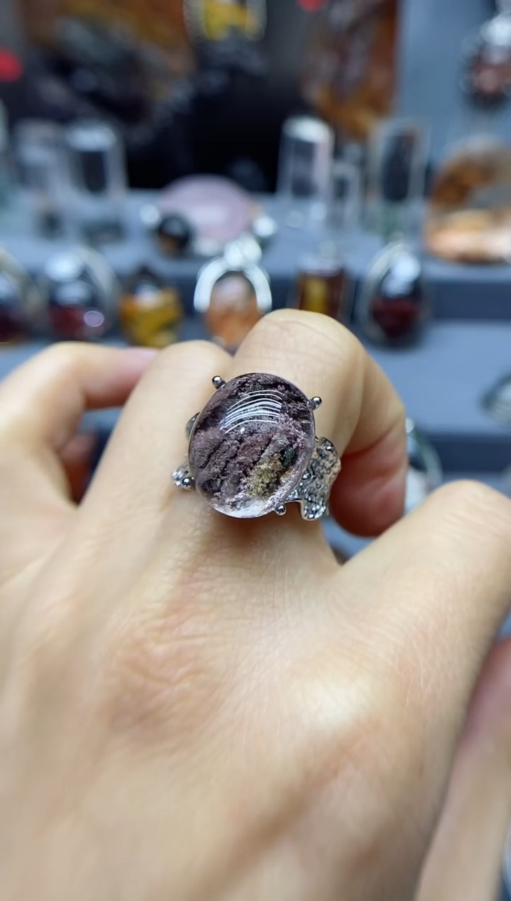 【闪购商品】水晶戒指银S925镶嵌水晶