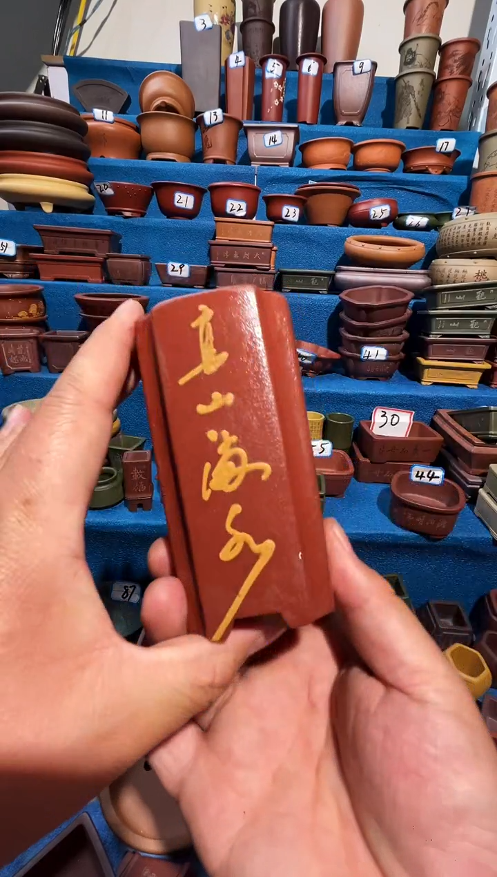 【闪购商品】紫砂紫砂花盆5.5*11