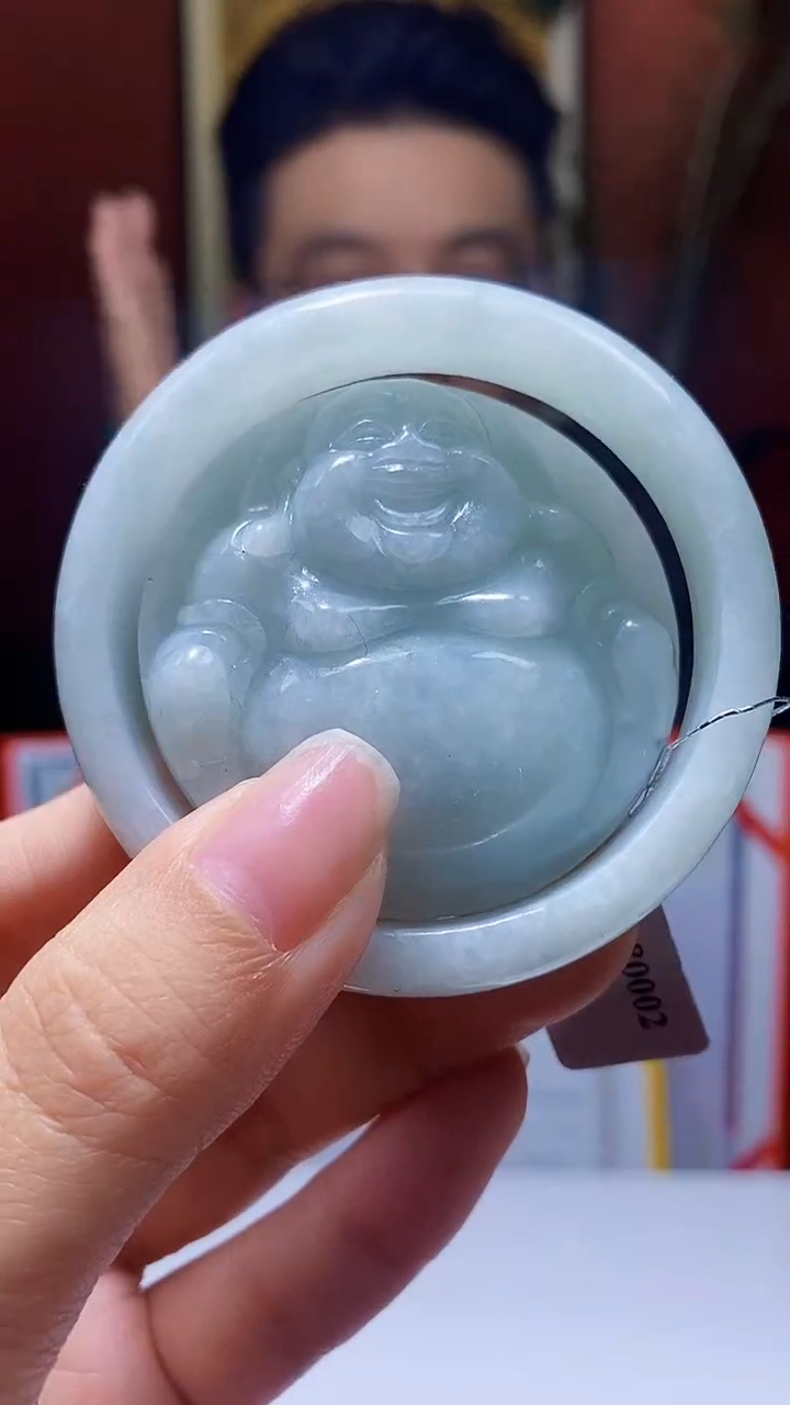 未镶嵌定制翡翠KK翡翠毛货吊坠-6