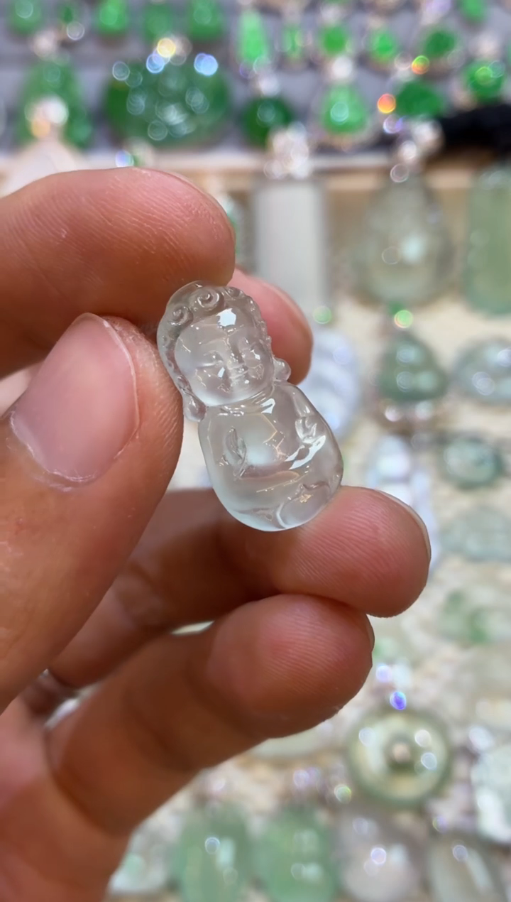 吊坠(不含链)未镶嵌翡翠宝宝佛