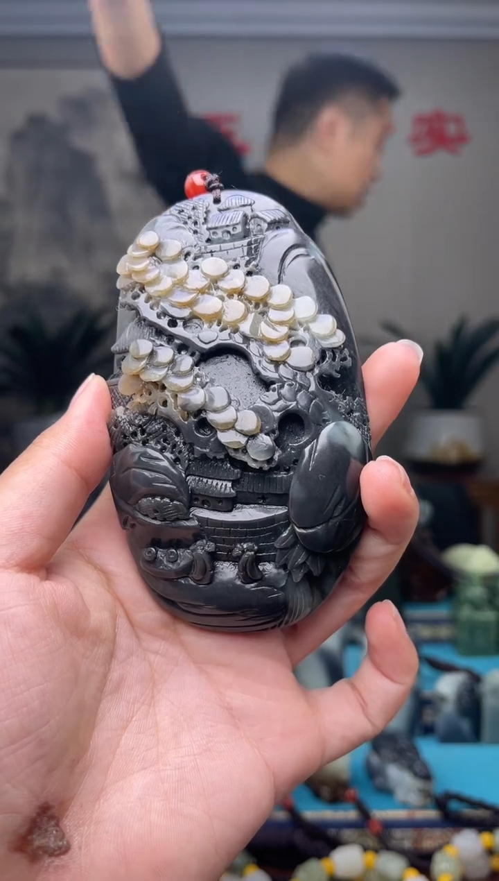 未镶嵌和田玉挂件1