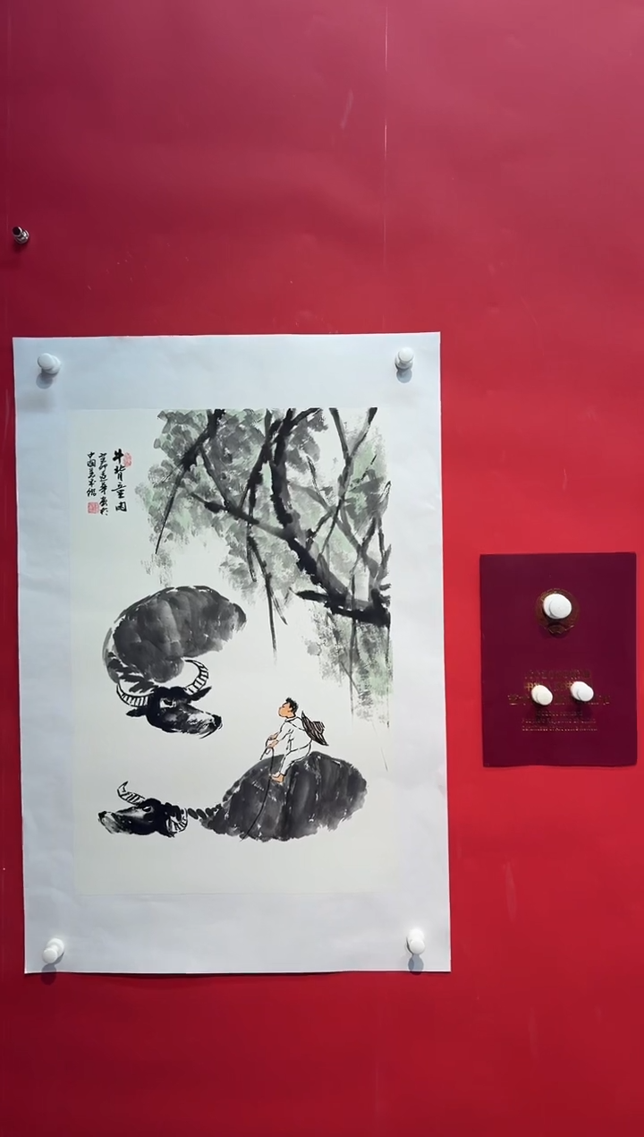 国画画家陆远华纯手绘原作