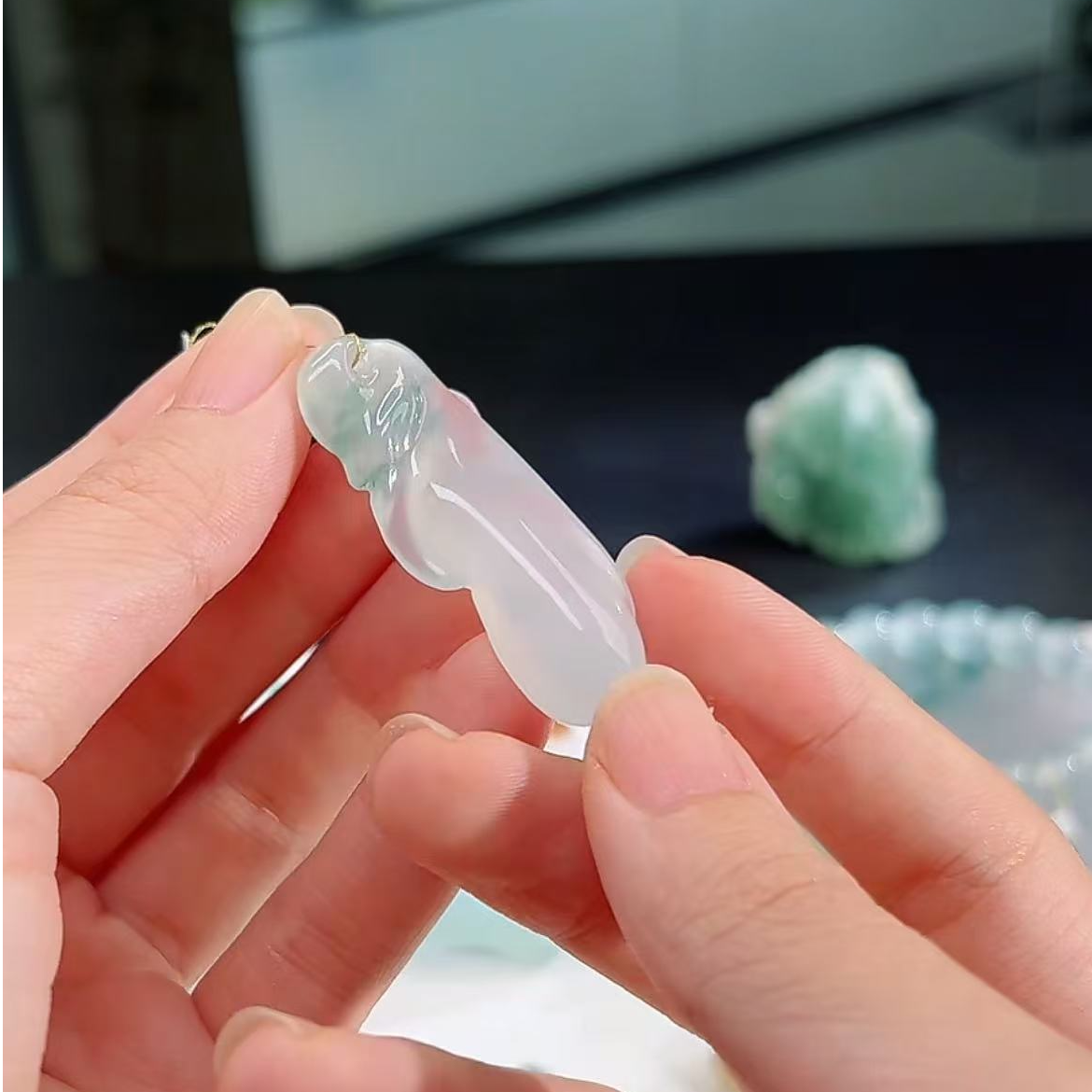 【庄家翡翠】挂件未镶嵌