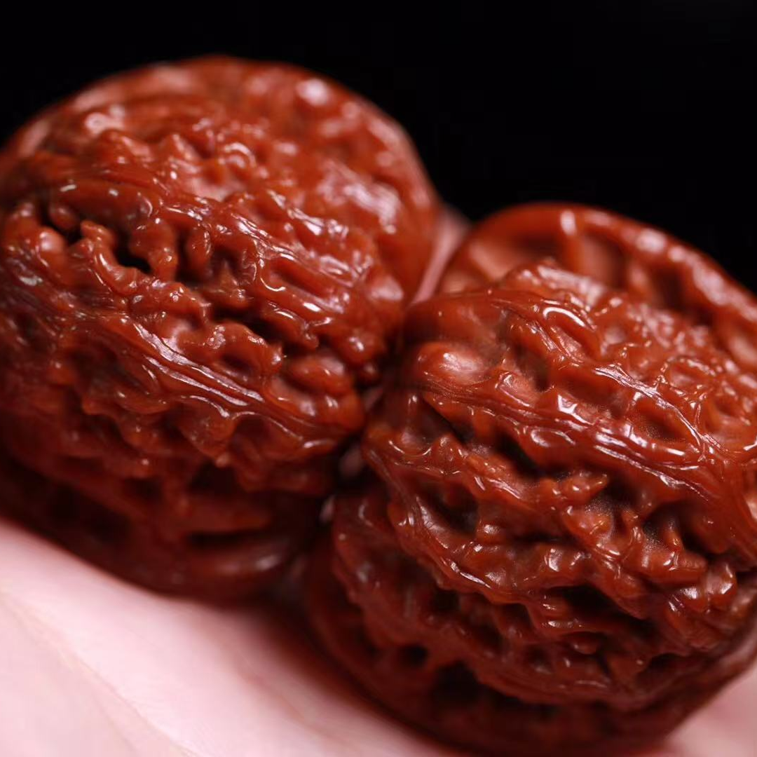 精品文玩狮子头官帽手盘把玩核桃把件直播下单有效下播无效