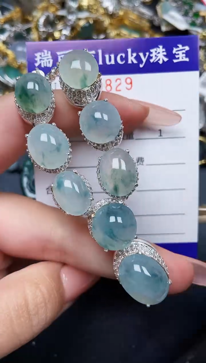 【闪购商品】翡翠颈饰未镶嵌铜托0829