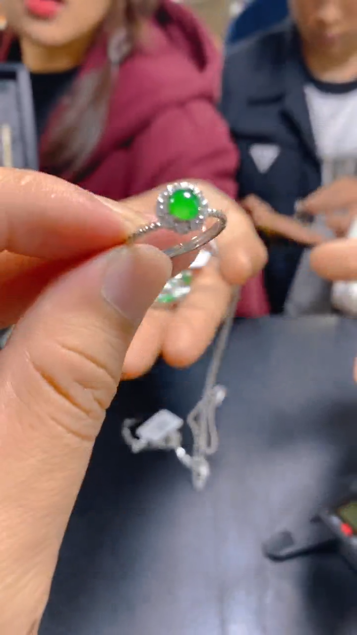 【闪购商品】翡翠戒指未镶嵌0816855253多样性发一