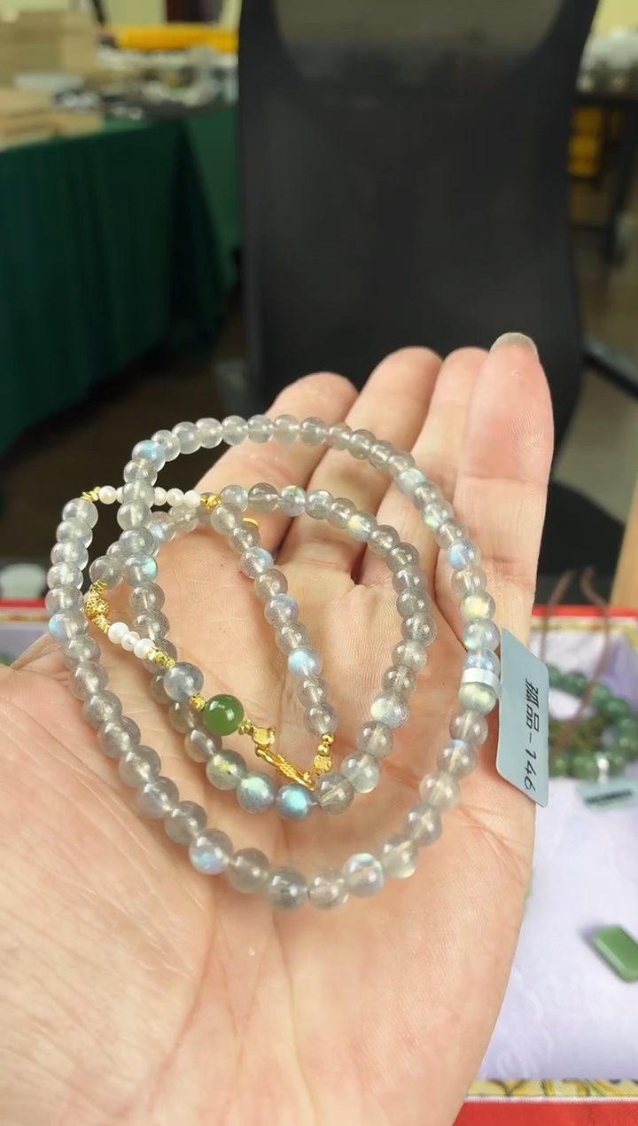 颈饰未镶嵌月光石(63