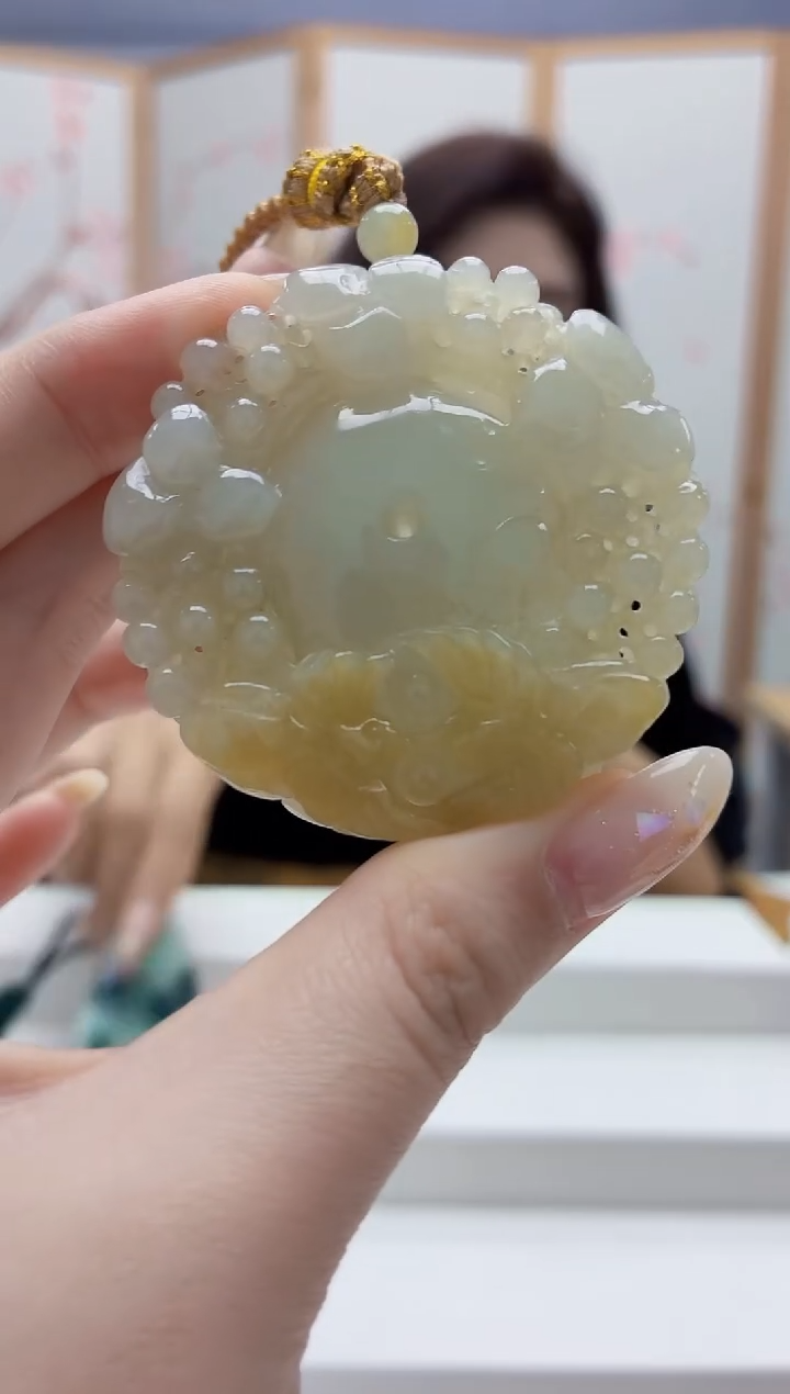 未镶嵌定制翡翠4829jw-毛货挂件11