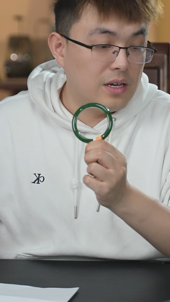 【闪购商品】和田玉手镯未镶嵌92号圈口55.7