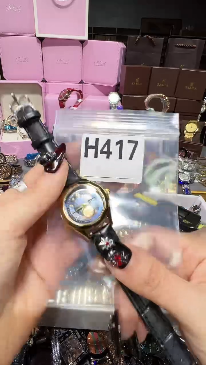 石英机芯不锈钢不锈钢直播定闪专用