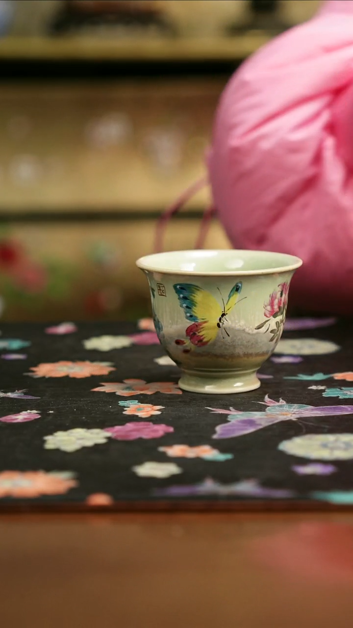 景德镇陶瓷杯碗柴烧多人