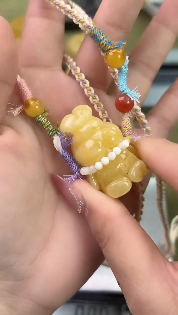 裸石琥珀未镶嵌天然琥珀蜜蜡吊坠