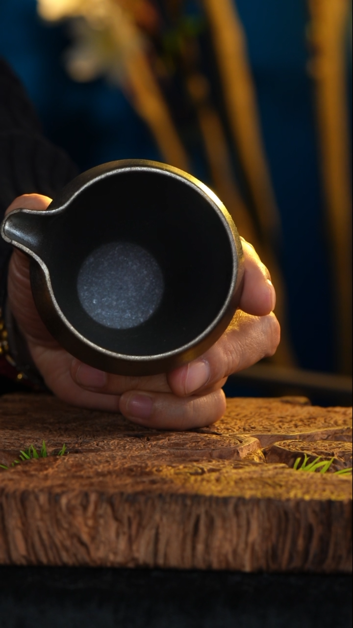 【闪购商品】【1441】已开价 柴烧马蹄公道杯