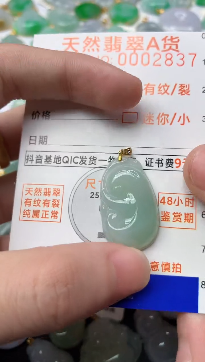【闪购商品】翡翠颈饰18K金镶嵌6...........