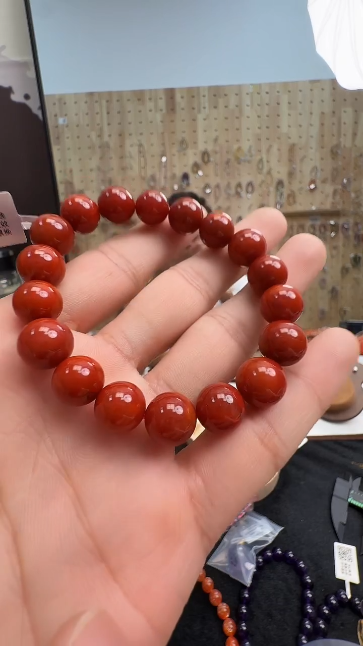 未镶嵌手链南红玛瑙村0243 约11mm