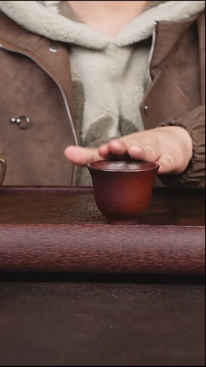 茶壶紫砂果柴烧 杯