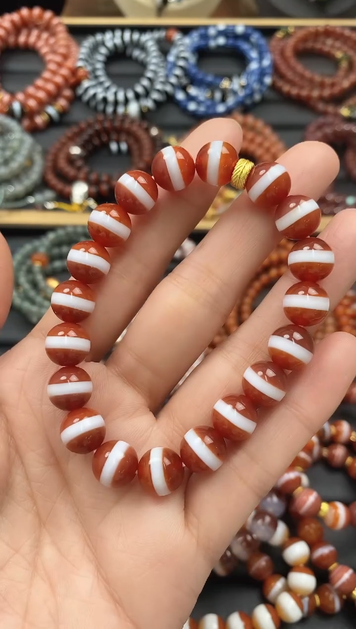 【闪购商品】玛瑙/玉髓手串未镶嵌手串