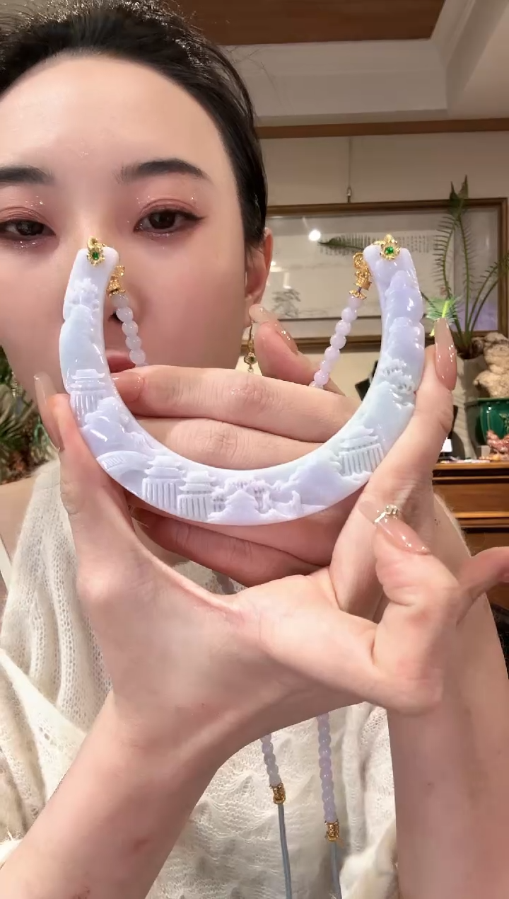 【闪购商品】翡翠颈饰未镶嵌国风