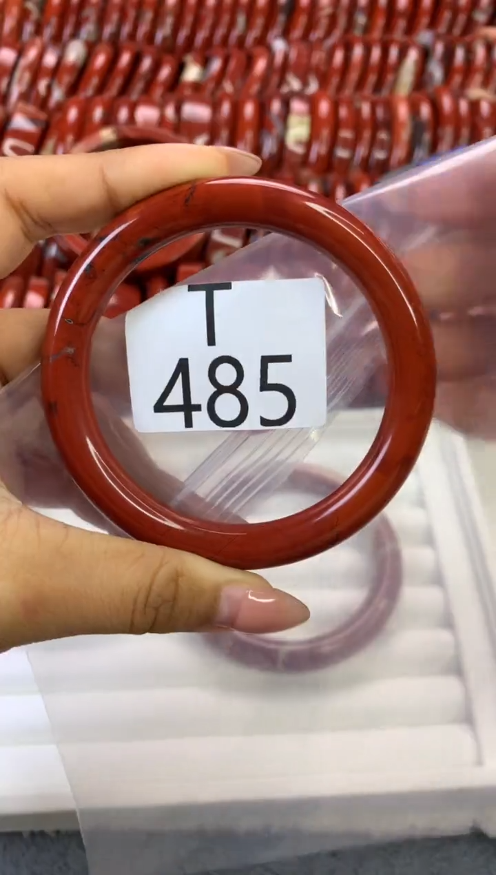 【闪购商品】碧石红碧石手镯未镶嵌485-58