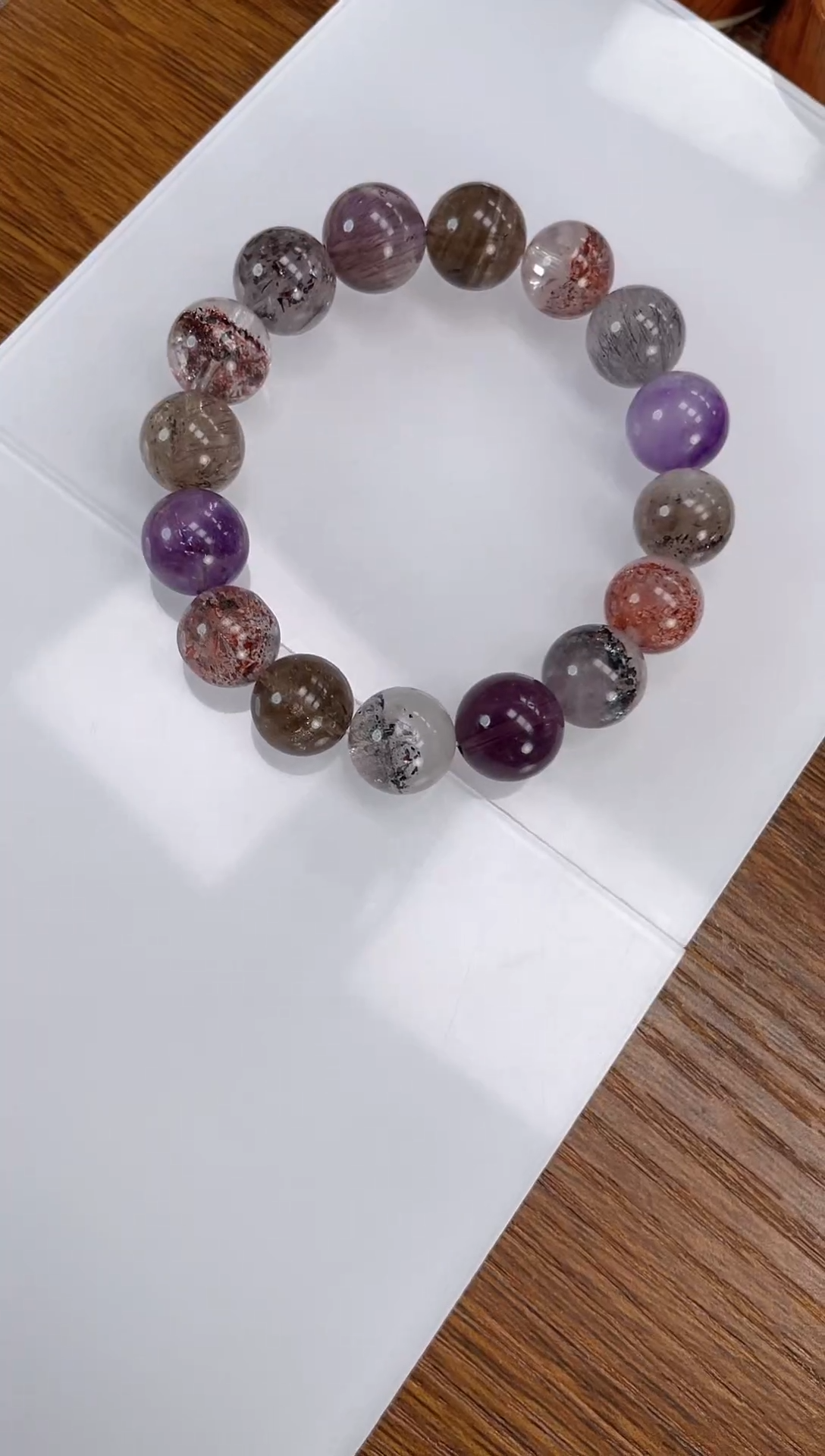 【闪购商品】水晶手链未镶嵌超七手串11+mm