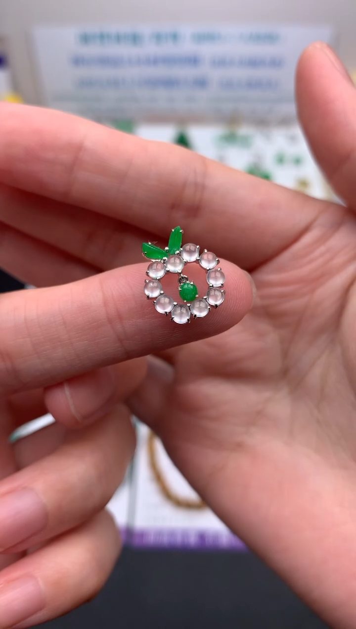 【闪购商品】定制翡翠18K金镶嵌模式推广期24小时鉴赏期