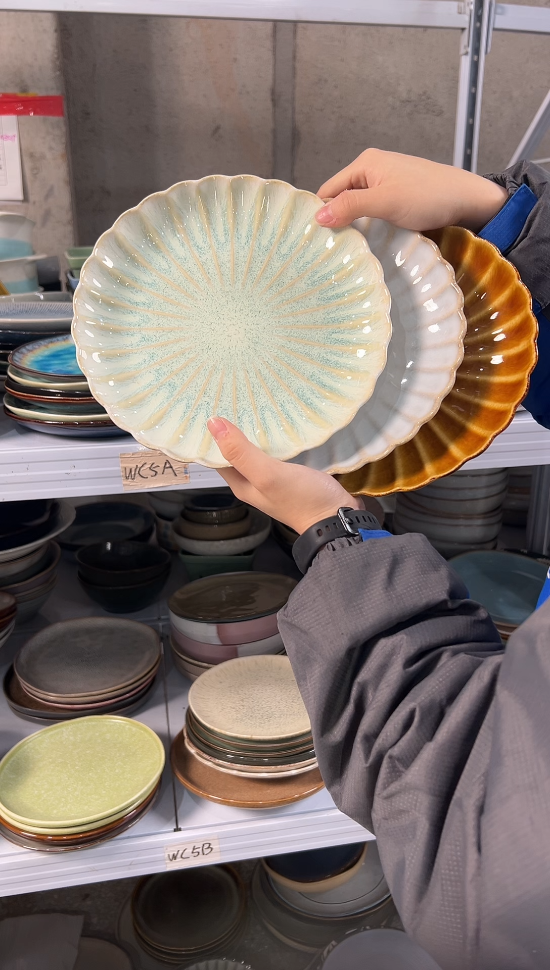 陶瓷外贸尾货瑕疵满20包邮X3 小盘8英寸