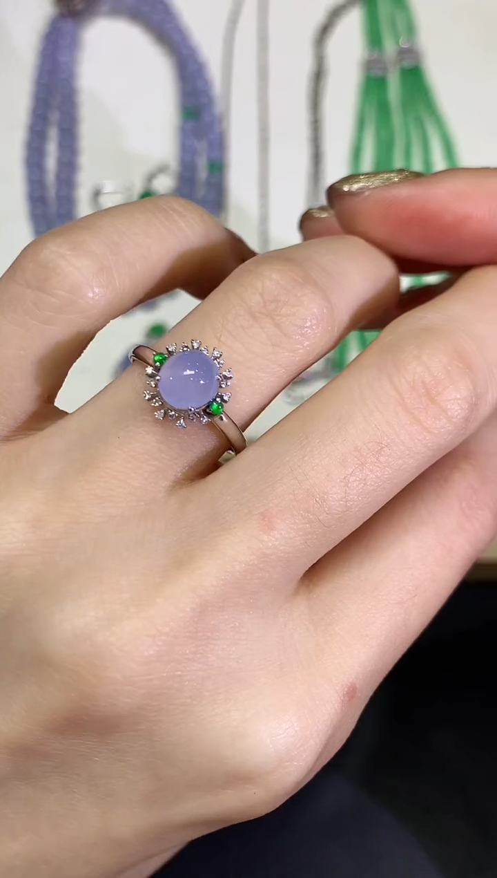 【闪购商品】翡翠颈饰18K金镶嵌团购18