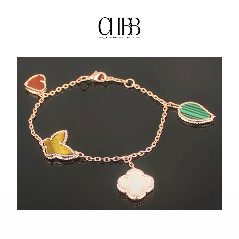 橙画 合金项链 高定蝴蝶手链轻奢百搭夏季小众