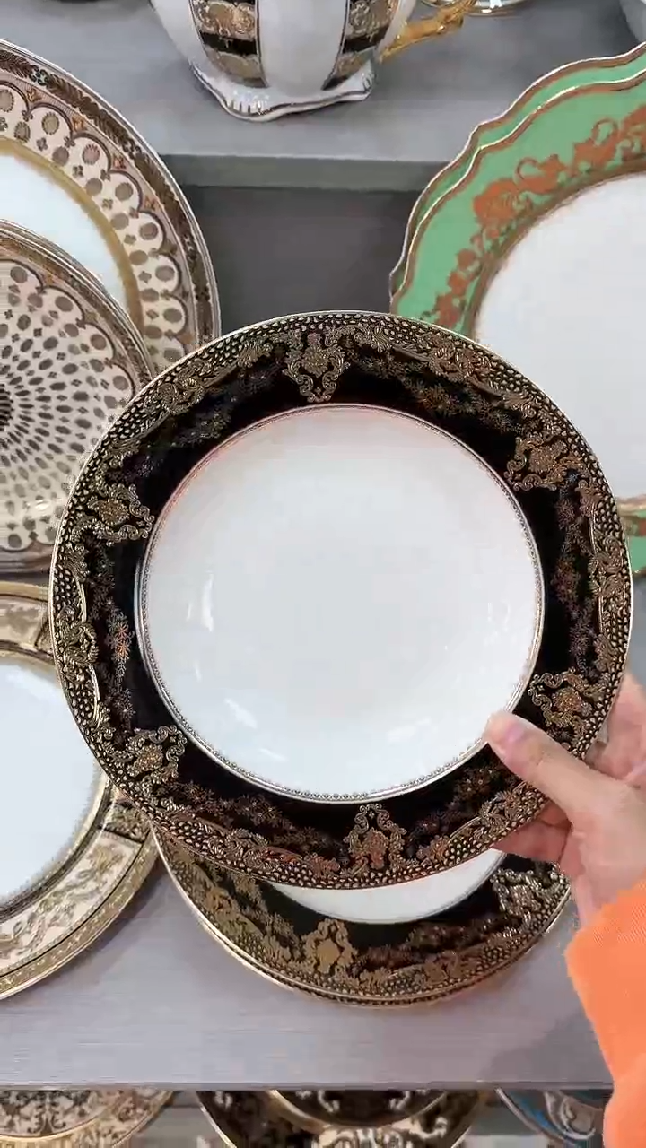 【闪购商品】瓷片8.5寸草帽盘  福利价