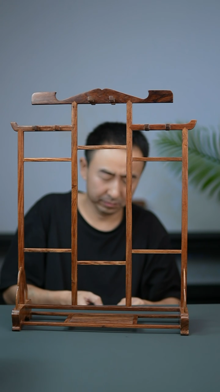 黄花梨/降香黄檀把件黄花梨 笔架