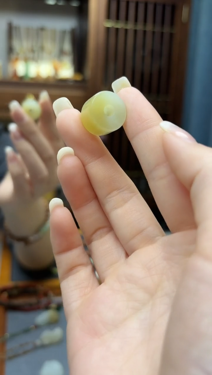 未镶嵌和田玉挂件和田玉桶珠配饰ZD