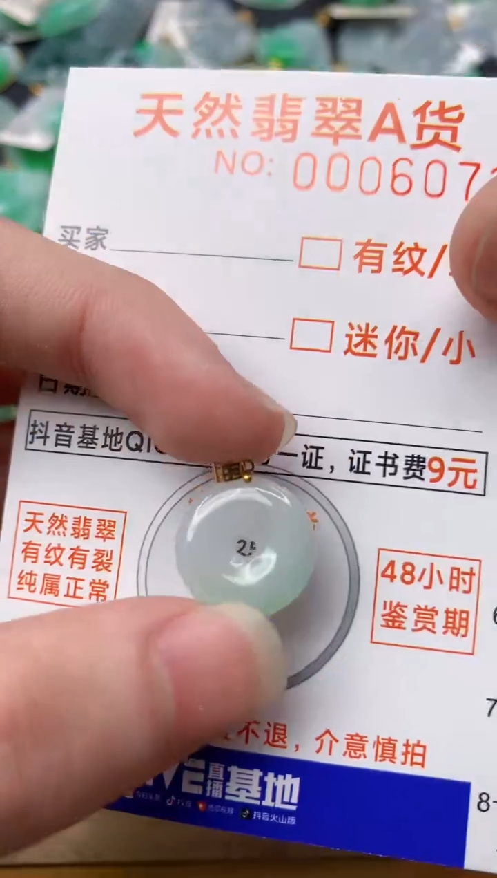 【闪购商品】翡翠颈饰18K金镶嵌100..........