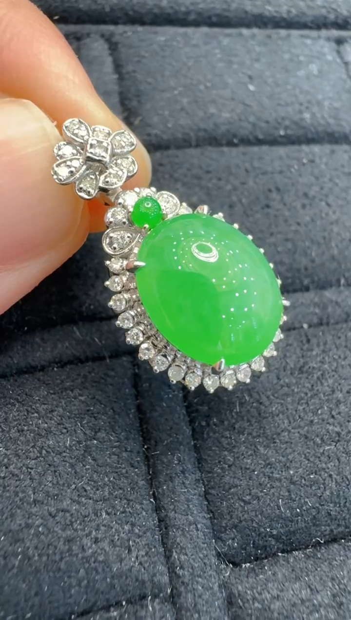 【闪购商品】翡翠吊坠(不含链)18K金镶嵌多样性团购发一件