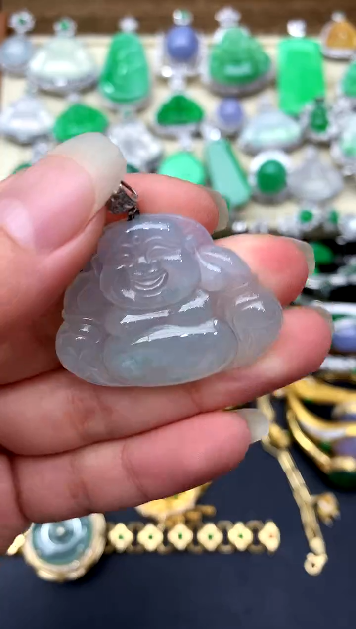 【闪购商品】翡翠颈饰18K金镶嵌149-中国好珍宝