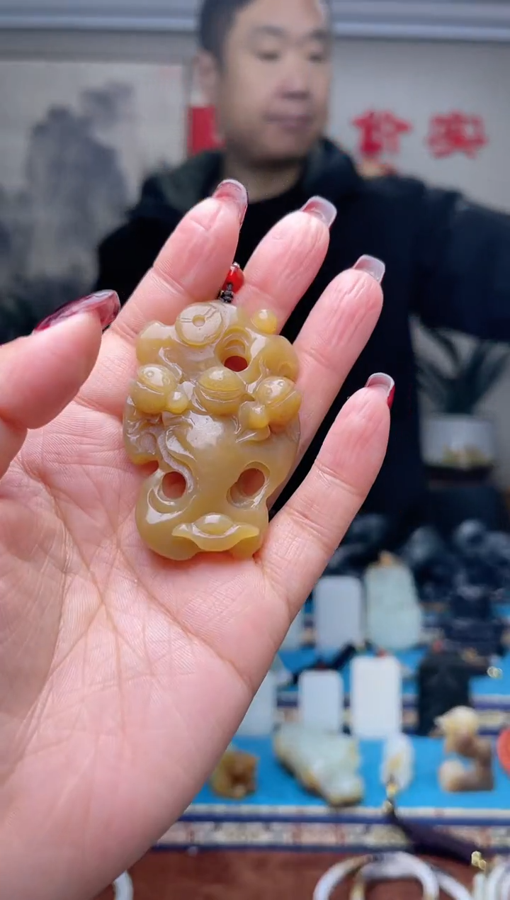【闪购商品】和田玉挂件未镶嵌1