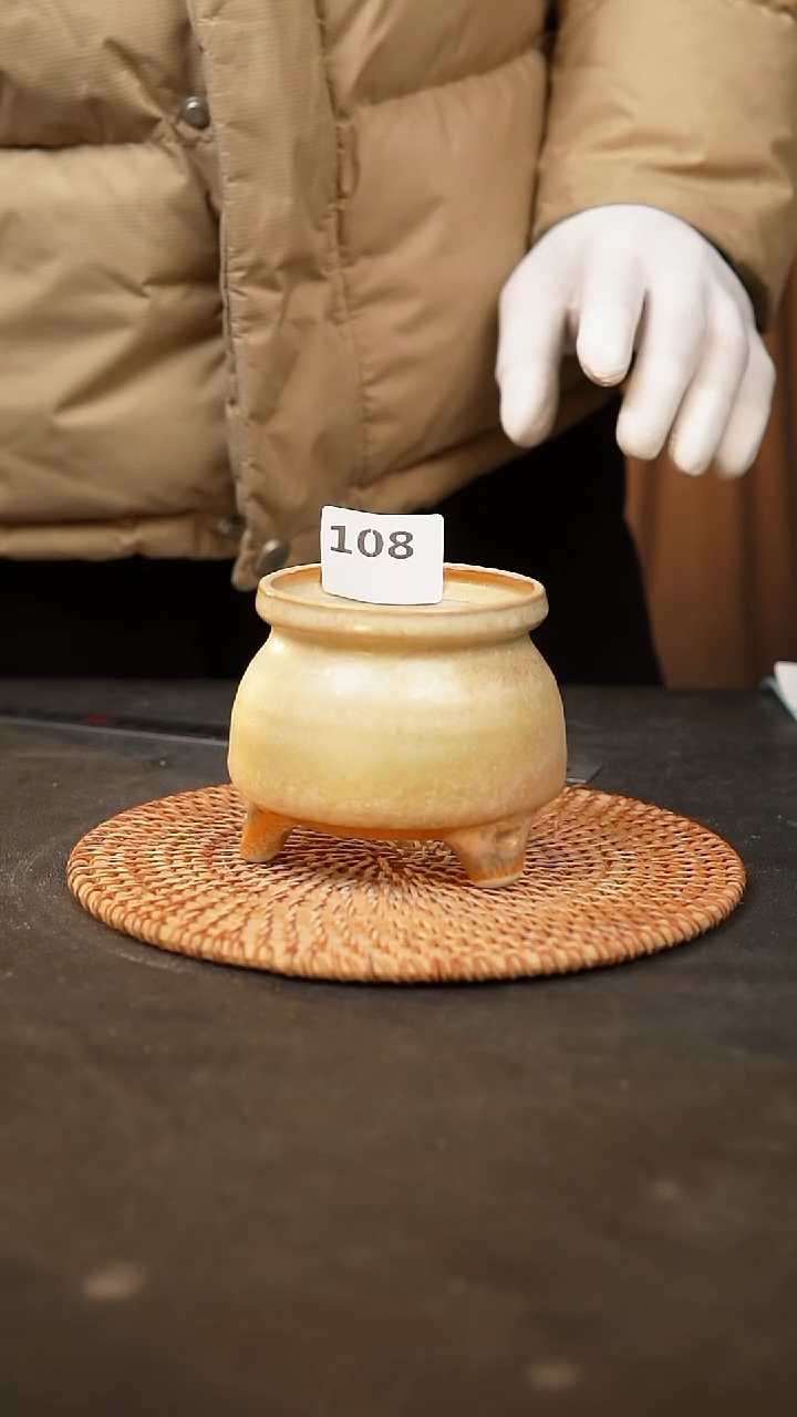 【闪购商品】瓷片108泥泥手工花盆口