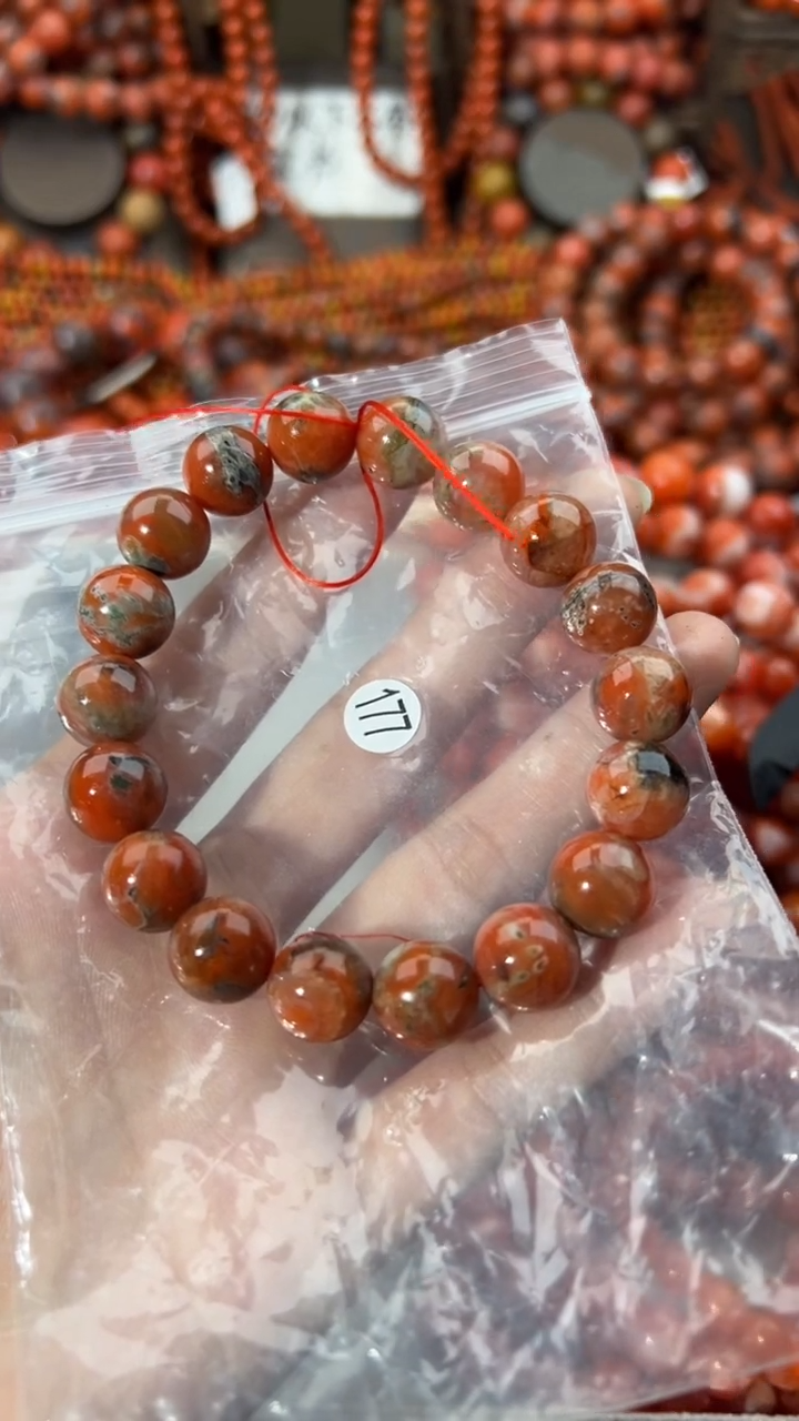 南红玛瑙未镶嵌手串12+