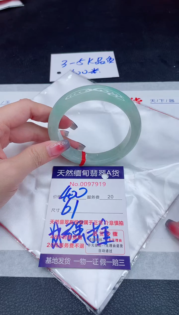 未镶嵌手镯翡翠400.00