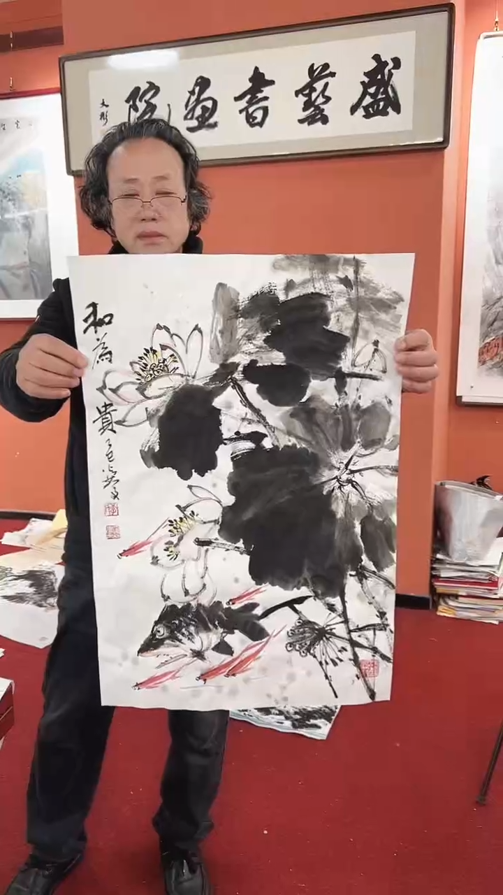 国画李火庆/国画/花鸟