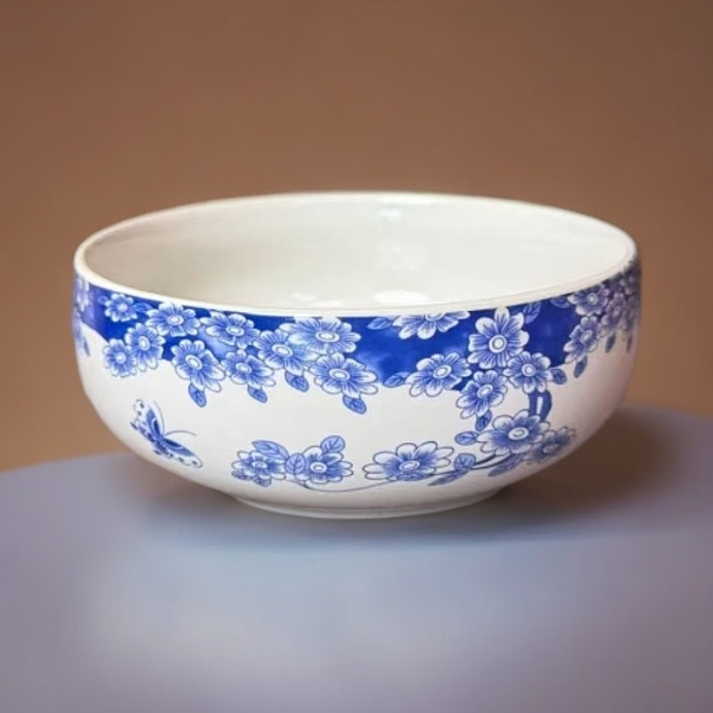 茶洗-青花小花中式3149