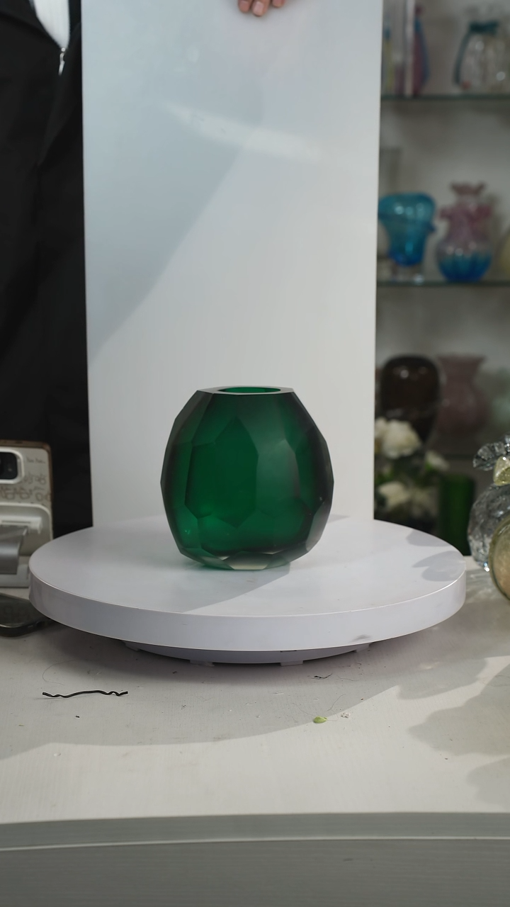 【闪购商品】高16轻奢琉璃花器微瑕福利