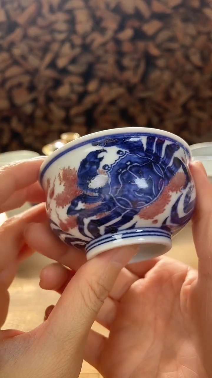 杯子瓷景德镇手工手绘陶瓷