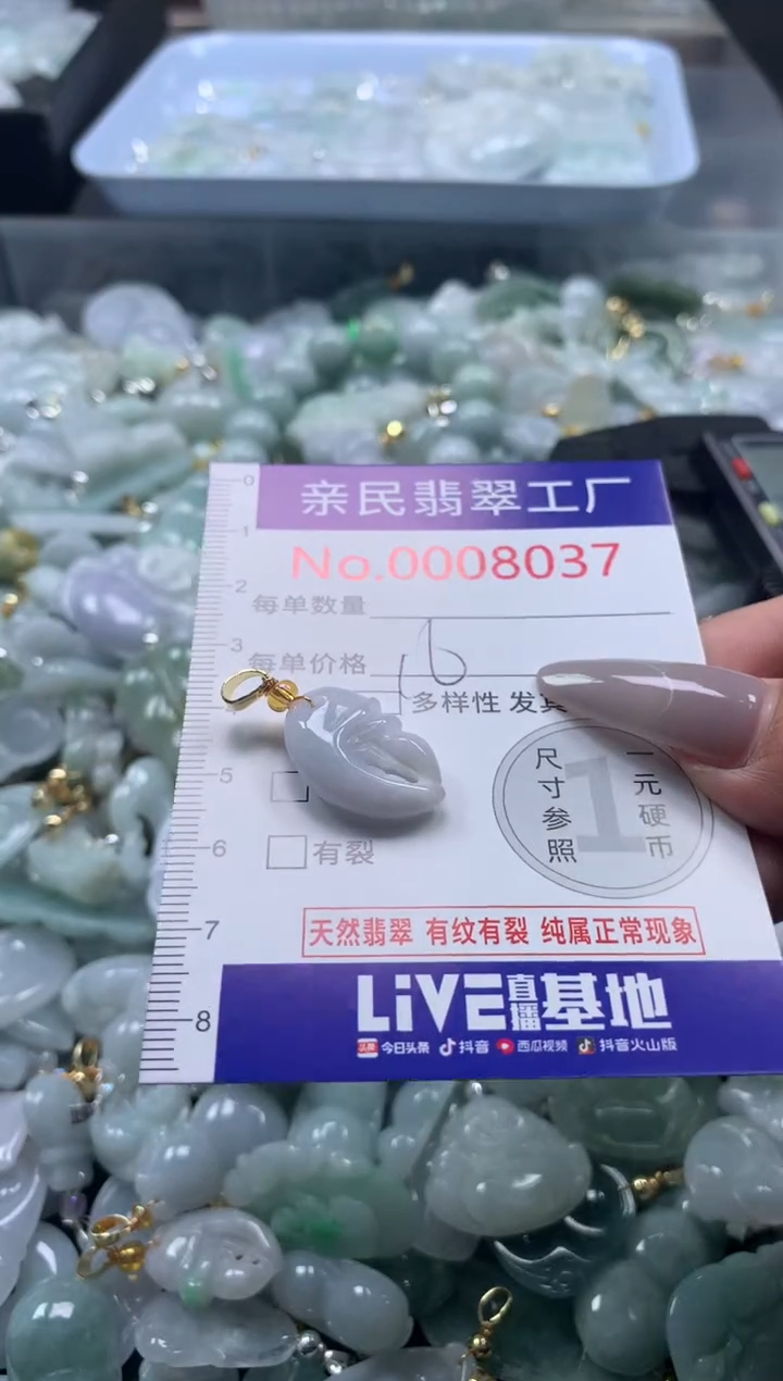 颈饰未镶嵌翡翠8037