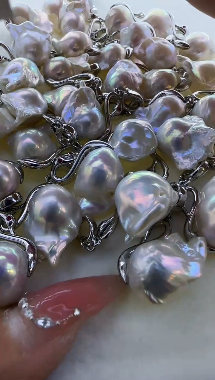 【闪购商品】淡水珍珠吊坠<不含链>未镶嵌487多样性发货  发其一