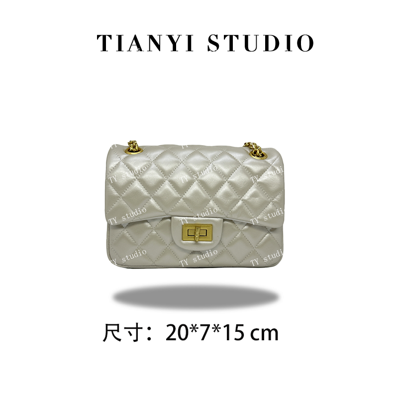 【TY】XKY-2023-白色 轻奢新款小众时尚潮流韩版简约百搭斜跨包