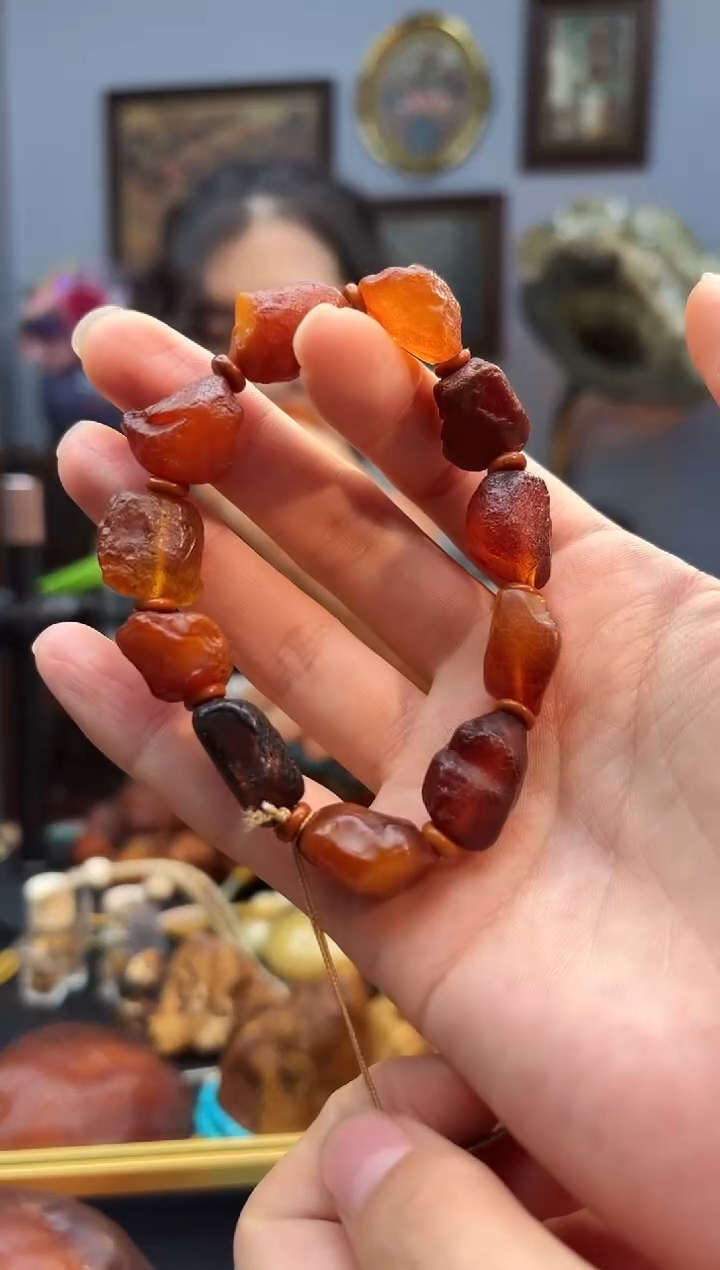 手串琥珀未镶嵌手串