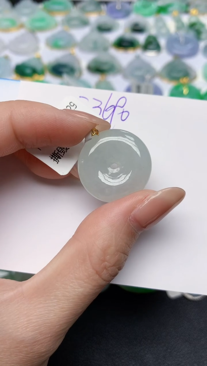 颈饰未镶嵌翡翠天然缅甸A货翡翠百元以上9元证书费自理